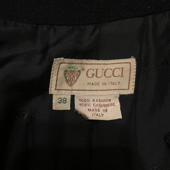 Gucci Black Cashmere Coat - Picture 9 of 13